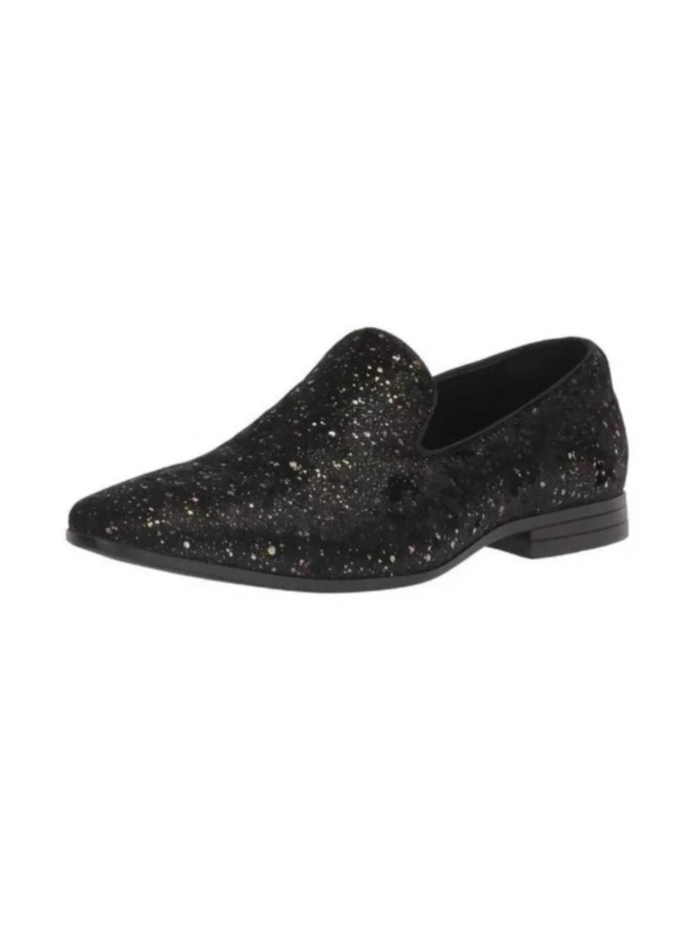 New Stacy Adams Stellar Black Glitter Slip-On Loafers Men’s Stacy Adams Men main image 4